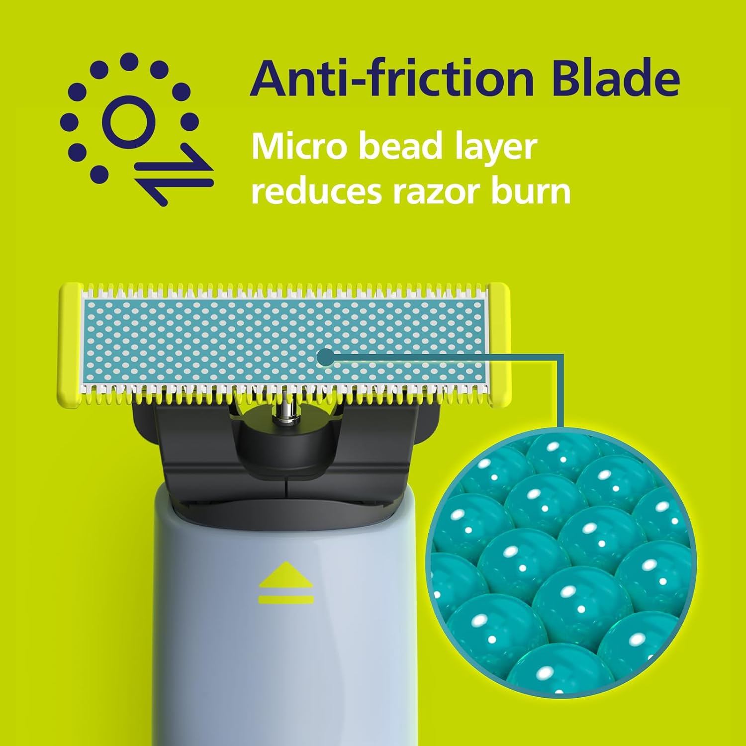 Buy Philips,Philips OneBlade Anti-Friction Replacement Blade – For OneBlade Hybrid Shaver & Trimmer, Trim, Edge, Shave, Stainless Steel, 1x Pack (4-Month Supply), Model QP215/50 - Gadcet UK | UK | London | Scotland | Wales| Near Me | Cheap | Pay In 3 | Shaver & Trimmer